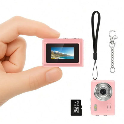 Ultra-Portable Tiny Camera for Travel/Vlog/Night Shots(1080P HD)