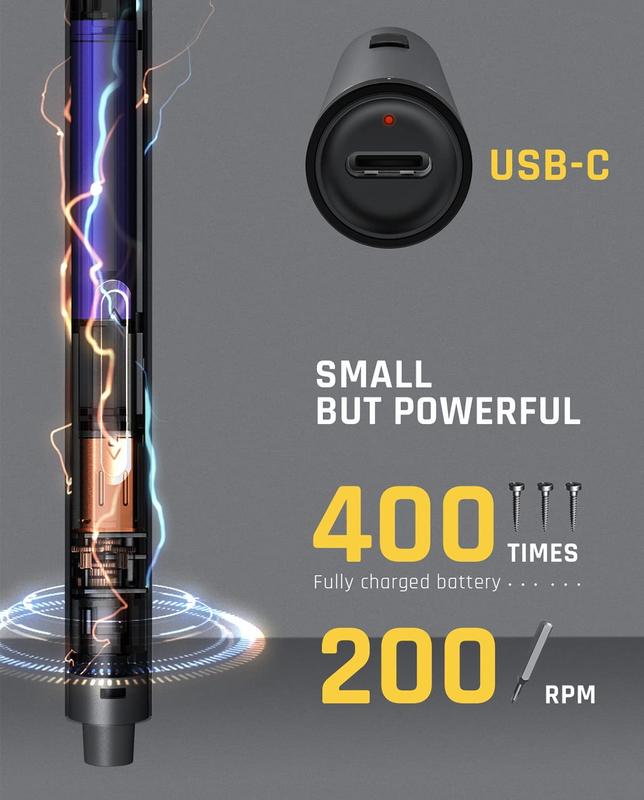 E1 MAX 5V Mini Electric Screwdriver 50-in-1