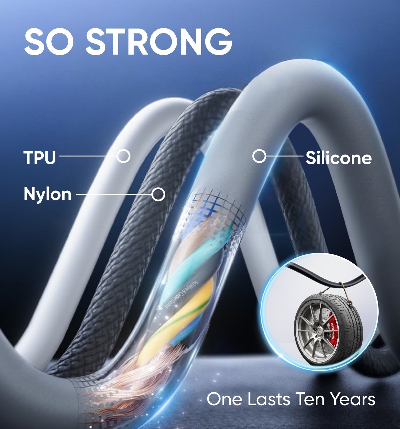 ⚡4-in-1 USB Charging Cable mFish fast charging