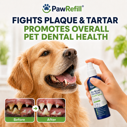 No-Brush Pet Oral Fresh Spray - Fresh Breath & Easy Dental Care
