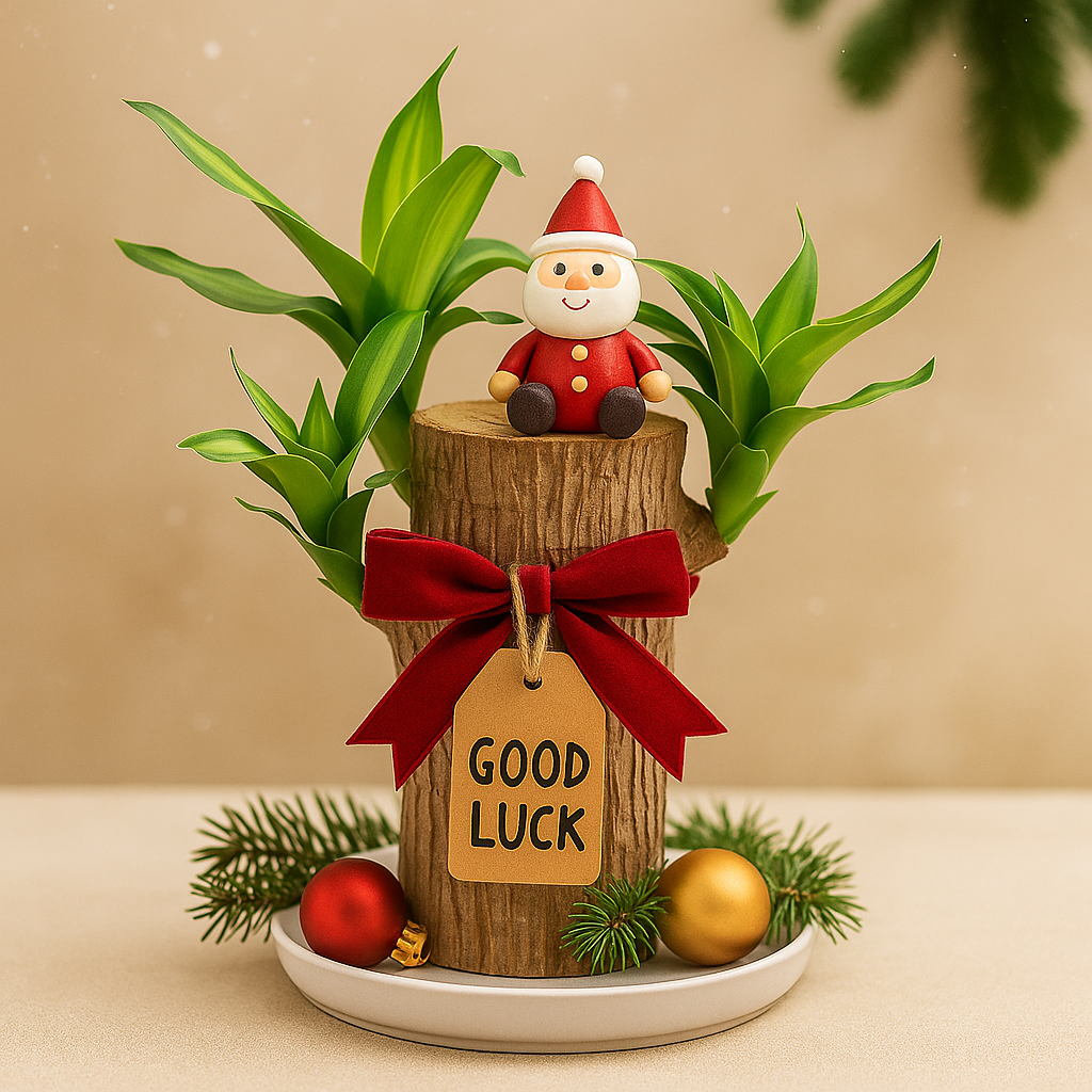 🔥Best Christmas gifts of 2025🎄Lucky Brazil Wood Potted Plant🎊