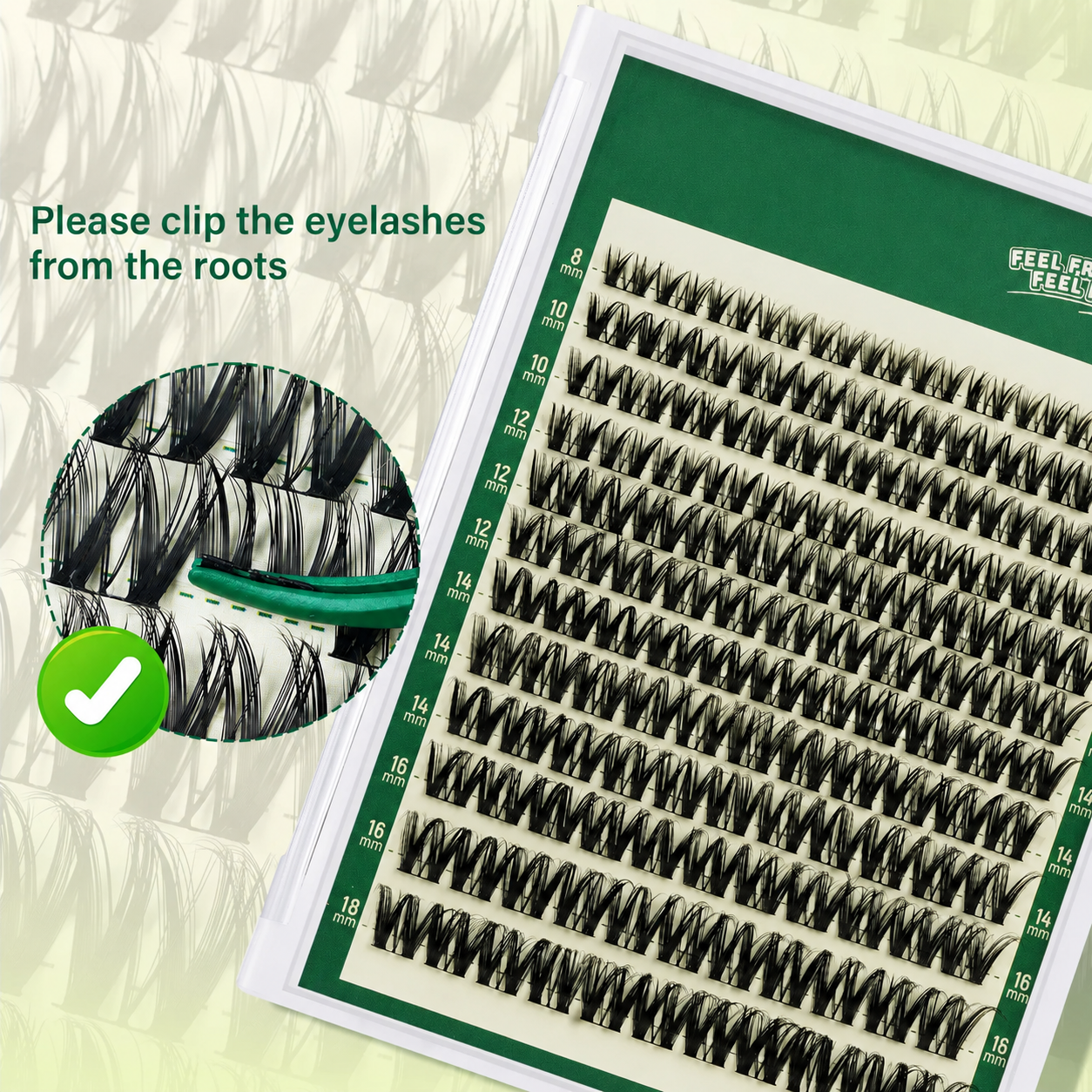 DIY Lash Extension Kit- Boost Volume Instantly, Create Salon-Style Lashes at Home!