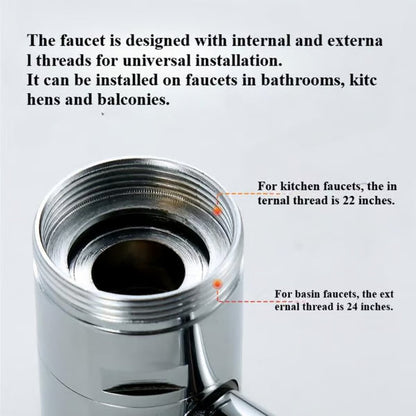 Rotatable Faucet Aerator Extension - for Effortless