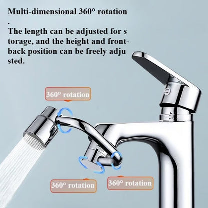 Rotatable Faucet Aerator Extension - for Effortless