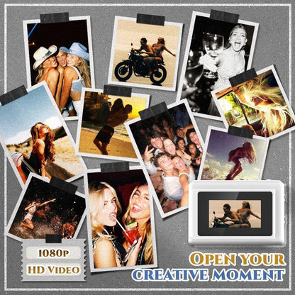 Ultra-Portable Tiny Camera for Travel/Vlog/Night Shots(1080P HD)