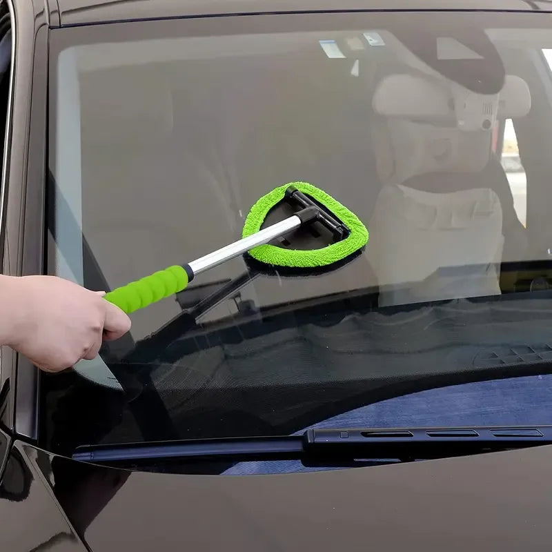 Car Windshield Cleaning Tool Set – Uitschuifbaar & 180° Draaibaar