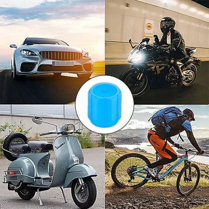 Tire Valve Cap Set Fluorescent Glow in The Dark Air Caps Cover